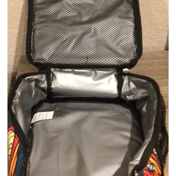 Reusable Insulated Lunch Bag GROOVY MUSHROOM Design 10”x8” NEW - Picture 9 of 9